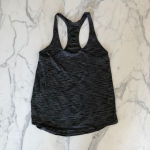 Lululemon charcoal grey heathered racer back tank
